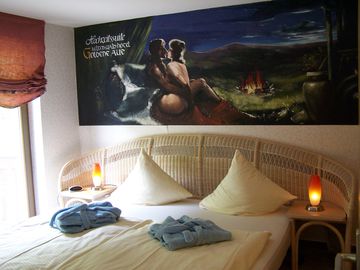 Bild:Kelten-Hotel Schlafzimmer